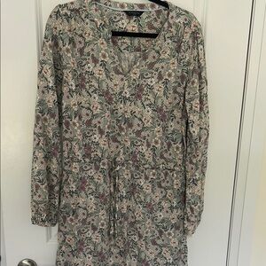 Denver Hayes Floral Dress - Green and Purple